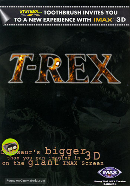 T-Rex: Back to the Cretaceous - Thai Movie Poster