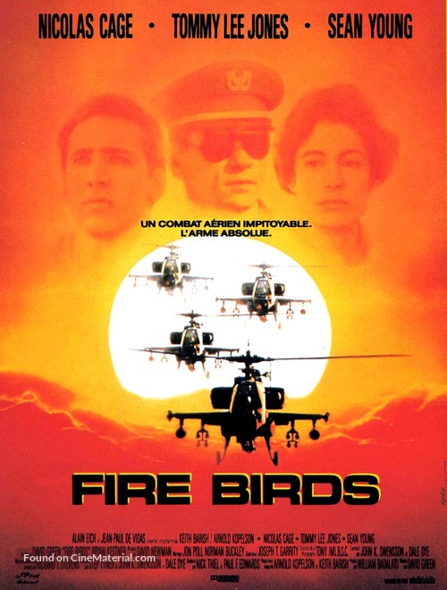 Fire Birds - French Movie Poster