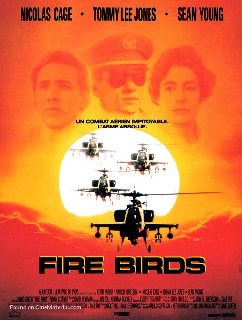 Fire Birds - French Movie Poster