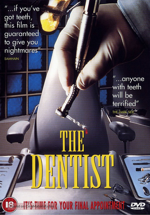 The Dentist - British DVD movie cover