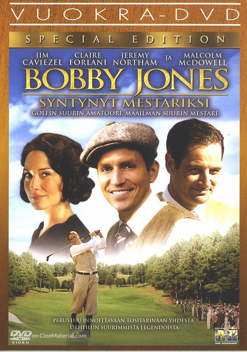 Bobby Jones, Stroke of Genius - Finnish DVD movie cover