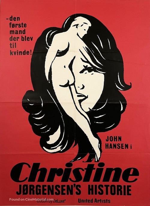 The Christine Jorgensen Story - Danish Movie Poster