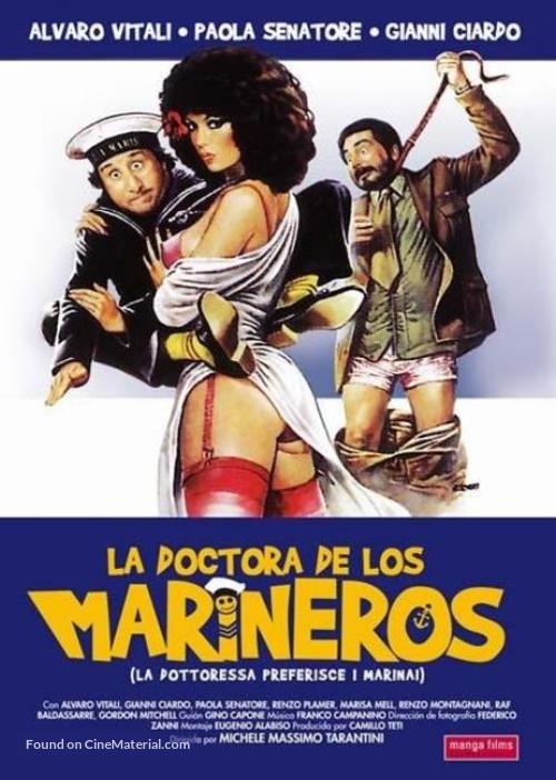La dottoressa preferisce i marinai - Spanish DVD movie cover