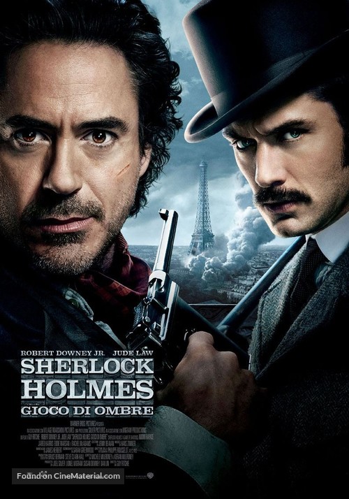 Sherlock Holmes: A Game of Shadows - Italian Movie Poster