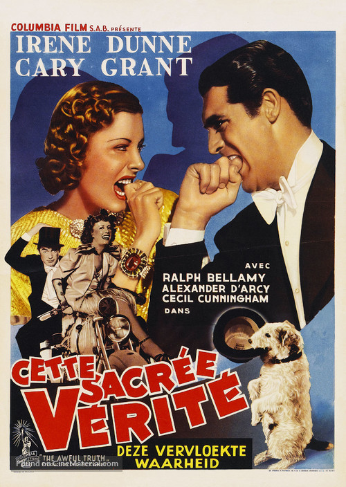 The Awful Truth - Belgian Movie Poster