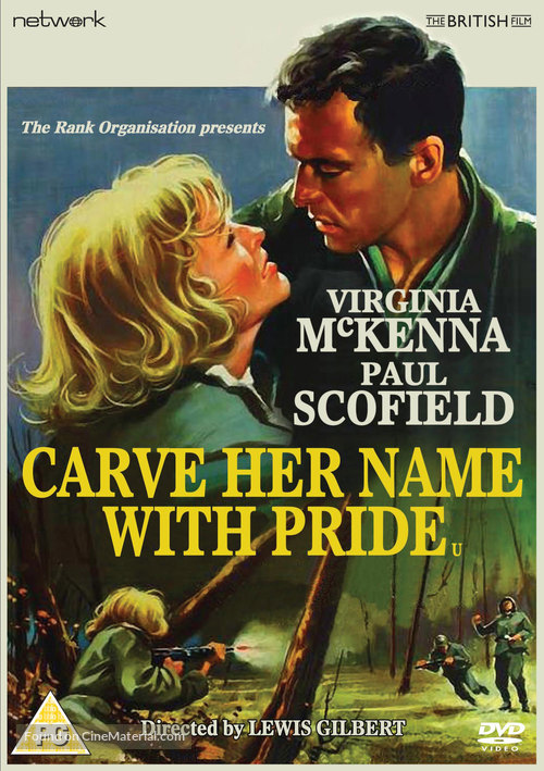 Carve Her Name with Pride - British DVD movie cover