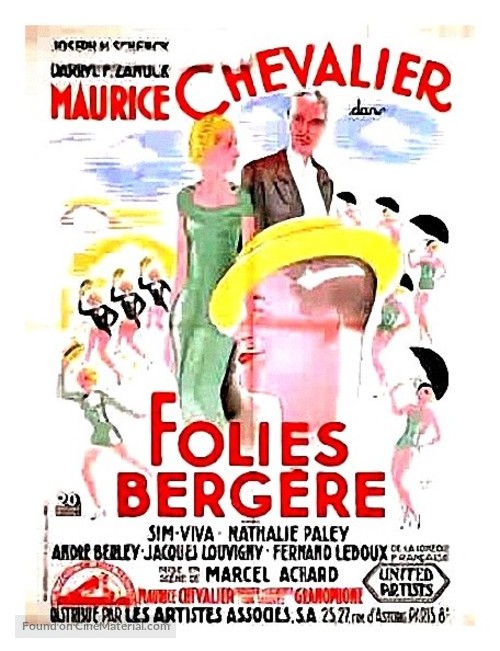 L&#039;homme des Folies Berg&egrave;re - French Movie Poster