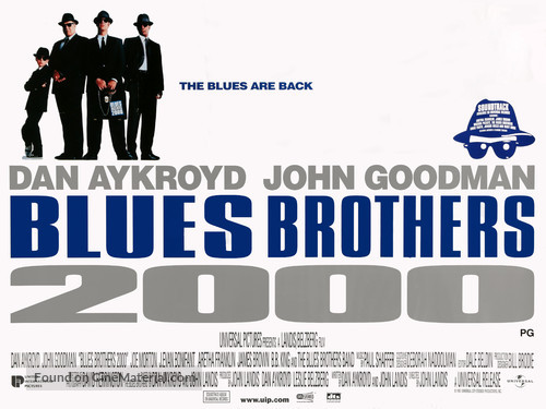 Blues Brothers 2000 - British Movie Poster