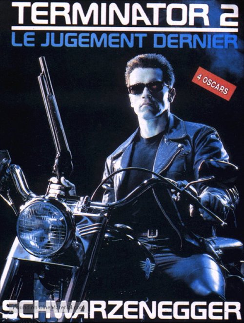 Terminator 2: Judgment Day - French VHS movie cover