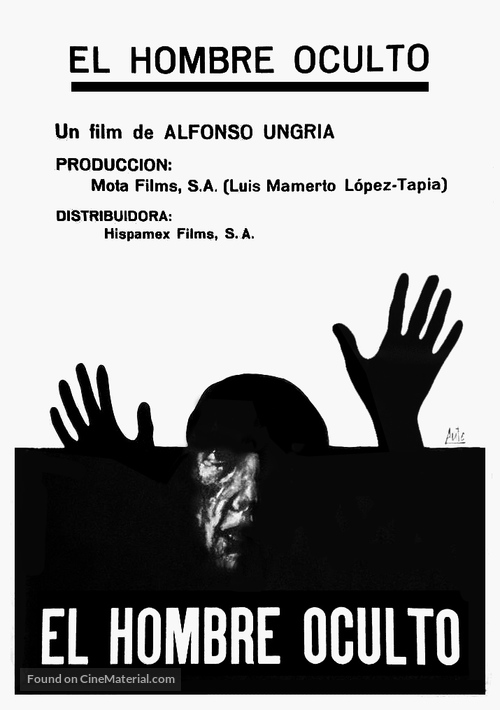 El hombre oculto - Spanish Movie Poster