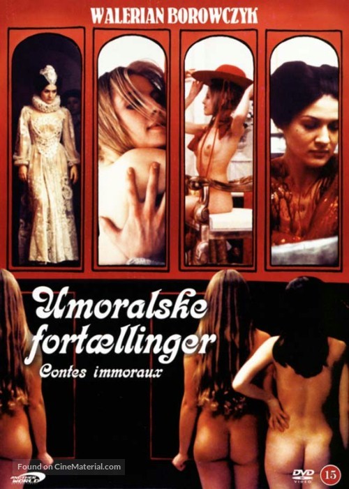Contes immoraux - Danish DVD movie cover