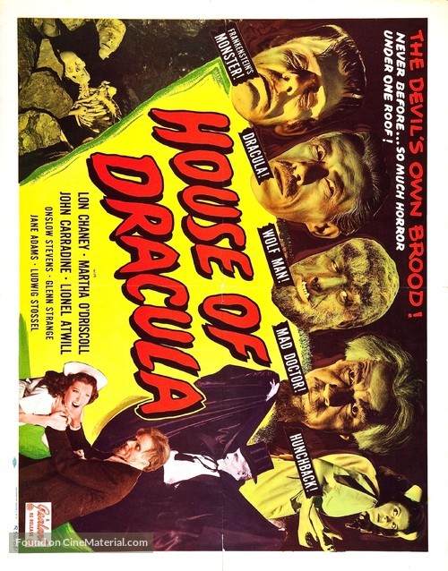House of Dracula - Movie Poster