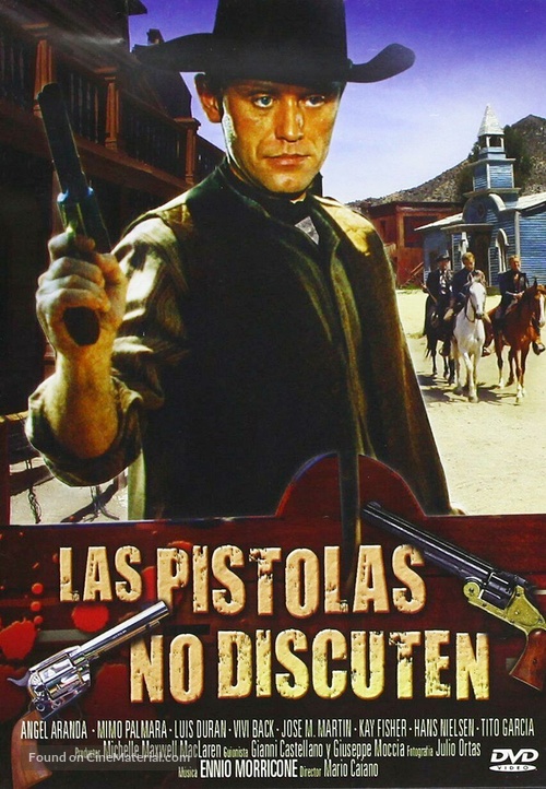 Le pistole non discutono - Spanish DVD movie cover