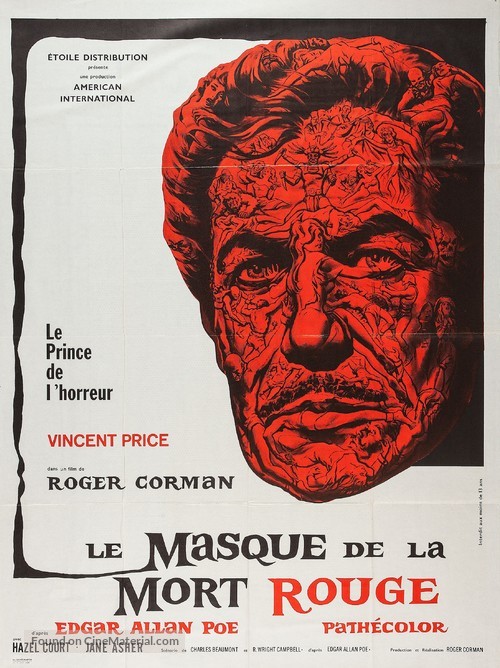 The Masque of the Red Death - French Movie Poster