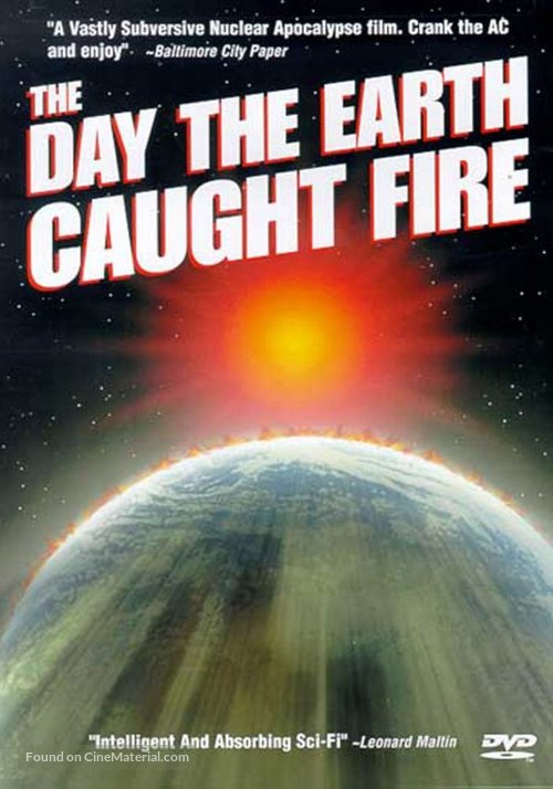 The Day the Earth Caught Fire - DVD movie cover