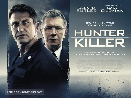 Hunter Killer - British Movie Poster