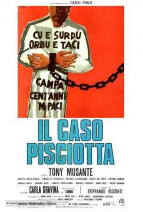 Il caso Pisciotta - Italian Movie Poster
