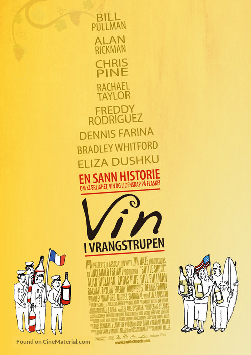 Bottle Shock - Norwegian Movie Poster