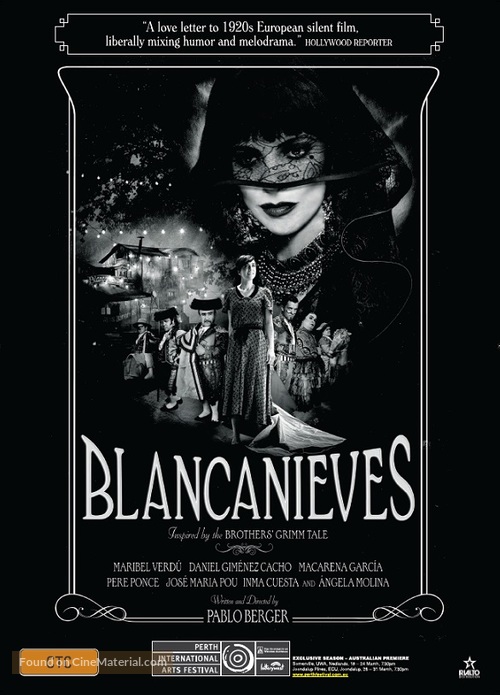 Blancanieves - Australian Movie Poster
