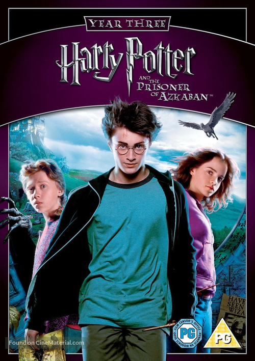 Harry Potter and the Prisoner of Azkaban - British DVD movie cover