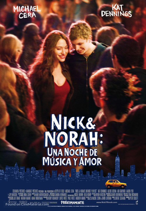 Nick and Norah's Infinite Playlist - Spanish Movie Poster
