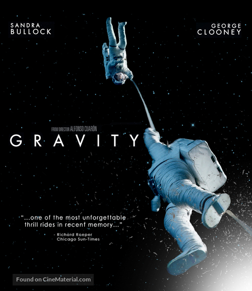 Gravity - Blu-Ray movie cover