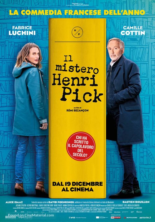 Le myst&egrave;re Henri Pick - Italian Movie Poster