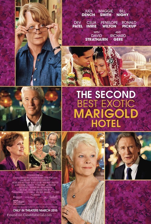 The Second Best Exotic Marigold Hotel - Movie Poster