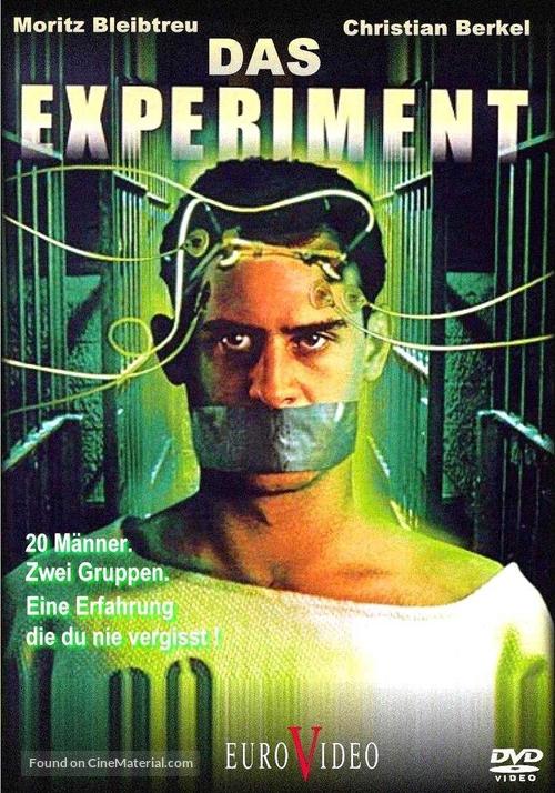 Das Experiment - German DVD movie cover