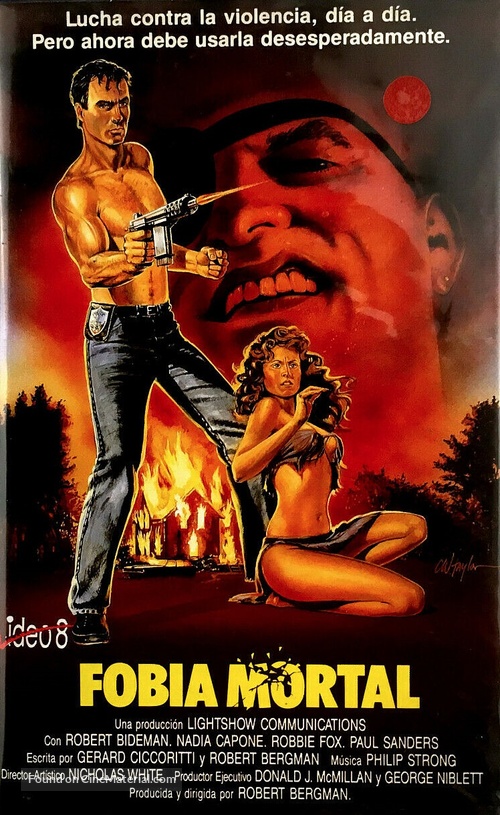 Skull: A Night of Terror - Spanish VHS movie cover