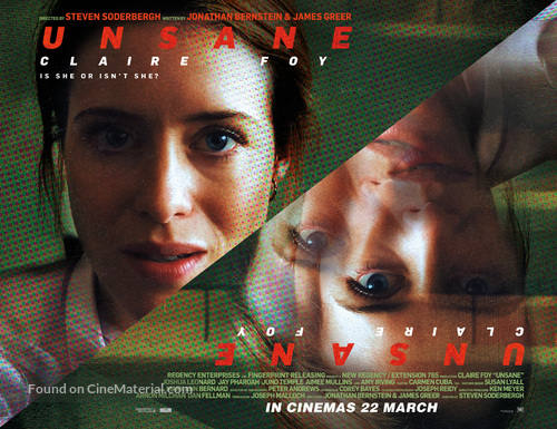 Unsane - British Movie Poster