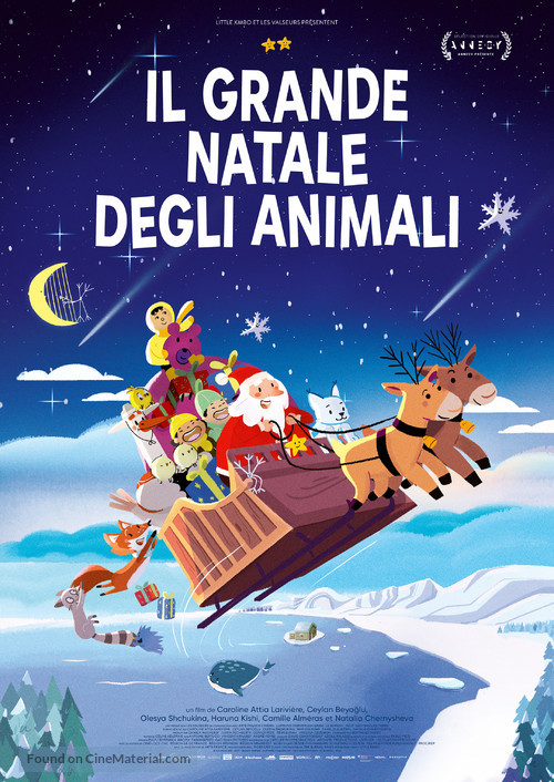 Animal Tales of Christmas Magic - Swiss Movie Poster