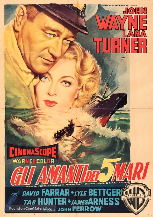 The Sea Chase - Italian Movie Poster