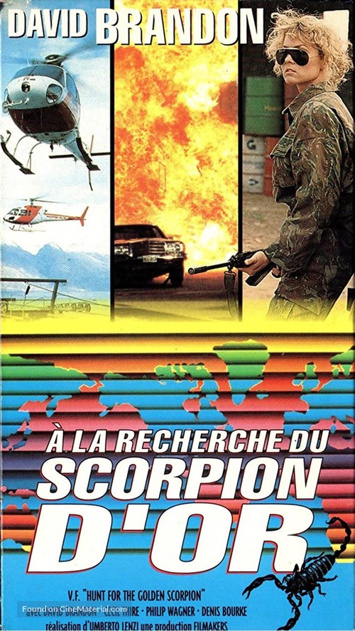 Caccia allo scorpione d&#039;oro - French Movie Cover