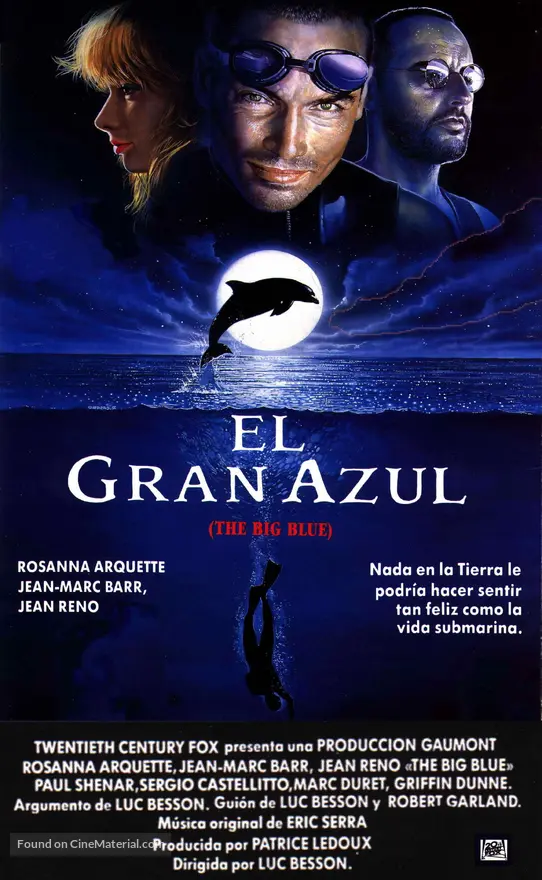 Le Grand Bleu 19 Spanish Movie Cover