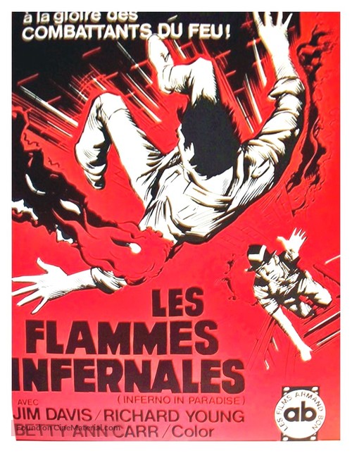 Inferno in Paradise - French Movie Poster