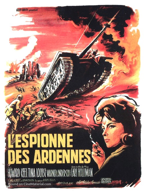 Armored Command - French Movie Poster