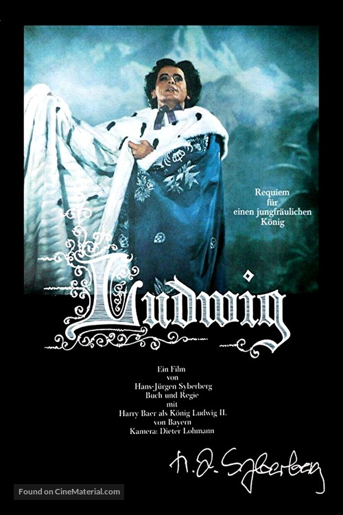 Ludwig - Requiem f&uuml;r einen jungfr&auml;ulichen K&ouml;nig - German DVD movie cover