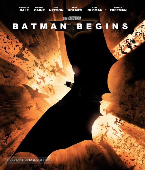 Batman Begins - Brazilian Blu-Ray movie cover