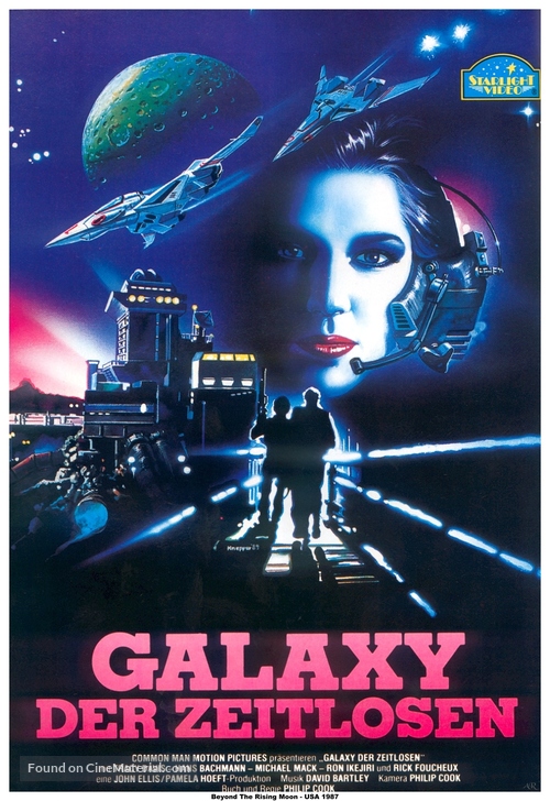 Beyond the Rising Moon - German poster