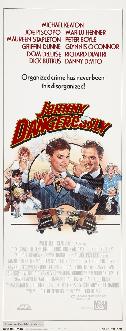 Johnny Dangerously - Movie Poster