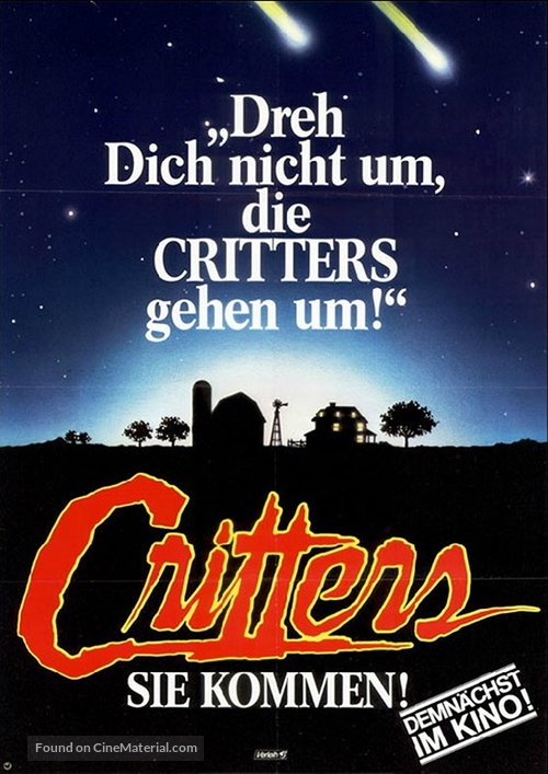 Critters - German Movie Poster