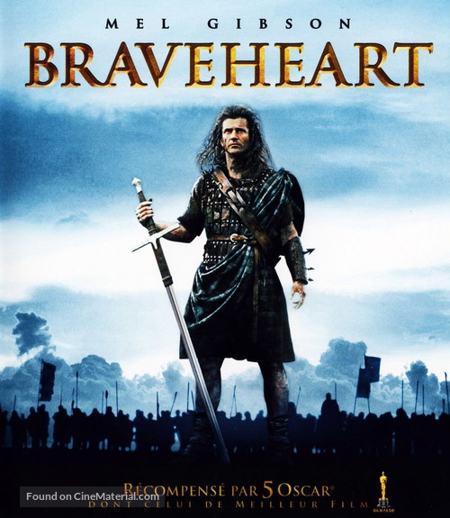 Braveheart - French Blu-Ray movie cover