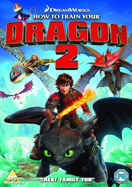 How to Train Your Dragon 2 - British DVD movie cover