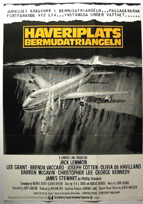 Airport &#039;77 - Swedish Movie Poster