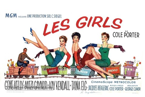 Les Girls - Belgian Movie Poster
