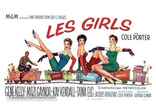 Les Girls - Belgian Movie Poster