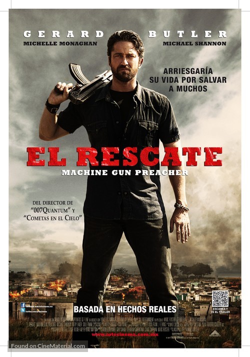 Machine Gun Preacher - Mexican Movie Poster