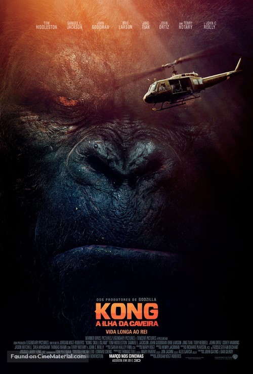 Kong: Skull Island - Portuguese Movie Poster