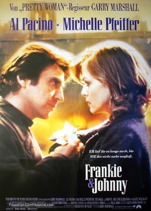 Frankie and Johnny - German Movie Poster